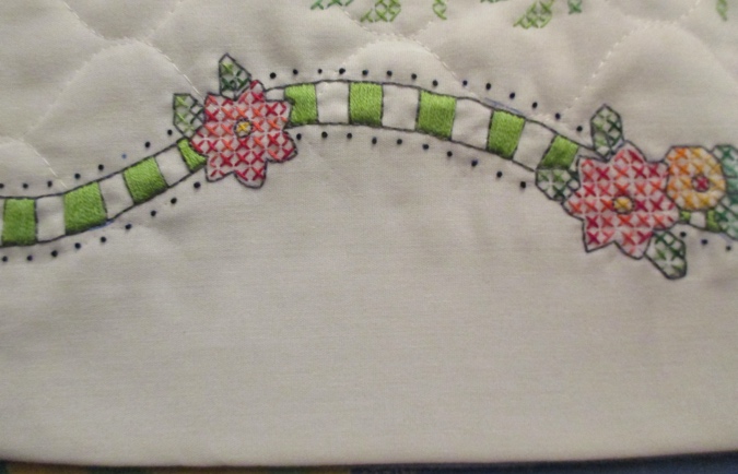Mary Engelbreit Mother Goose crib cover kit by Bucilla (a review, sort of)  – The Den of Slack